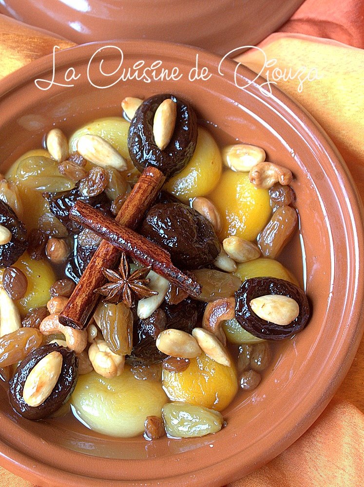 tajine hlou sucré aux pruneaux