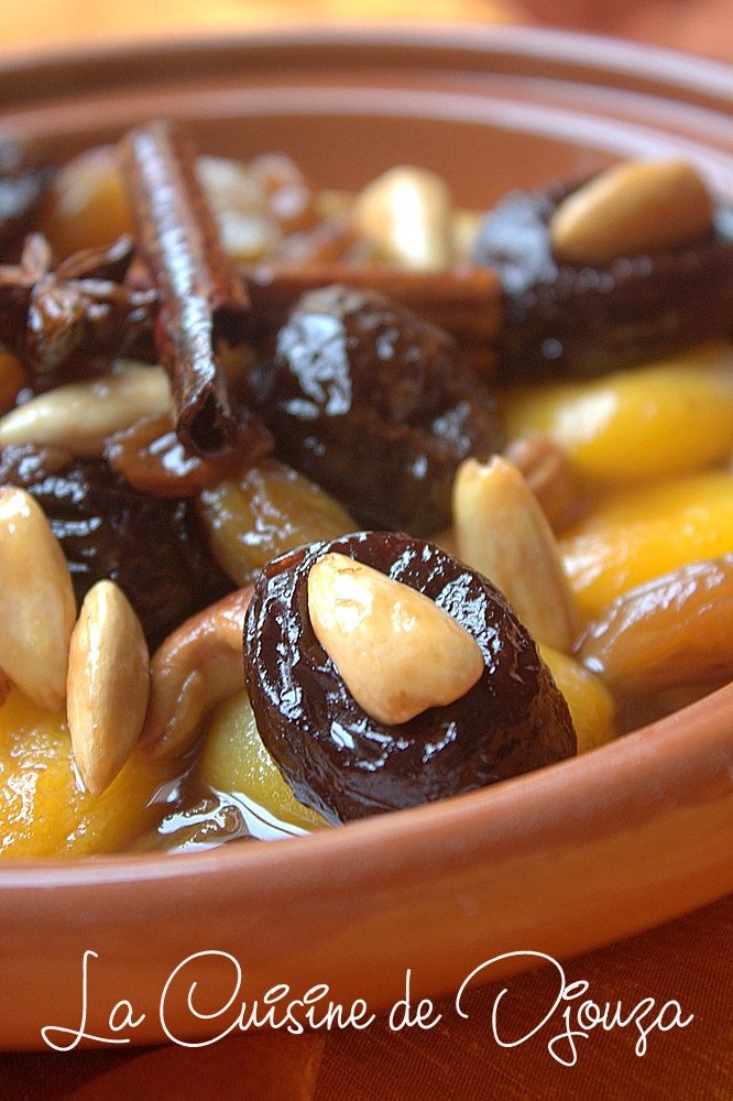 tajine hlou sucré aux pruneaux