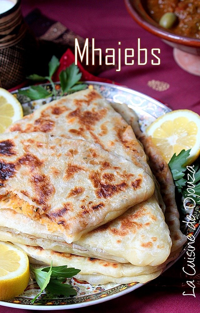 recette de mhajeb facile triangulaire