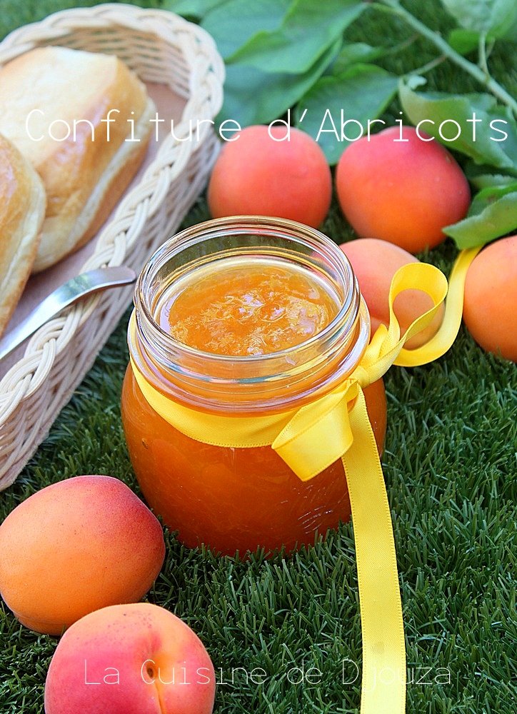 Confiture d'abricot peu sucrée