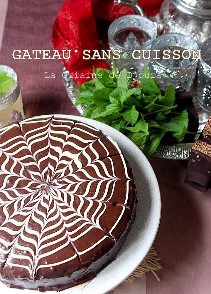 Gâteau au chocolat sans cuisson (petit beurre et ganache)