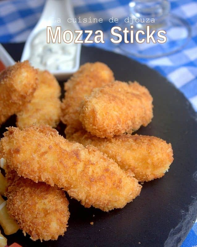 Batonnets de mozzarella panés