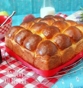 Brioche mie filante au beurre