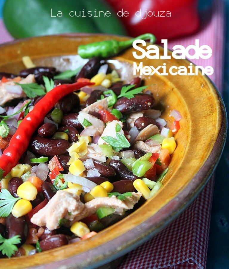 Salade mexicaine aux haricots rouges