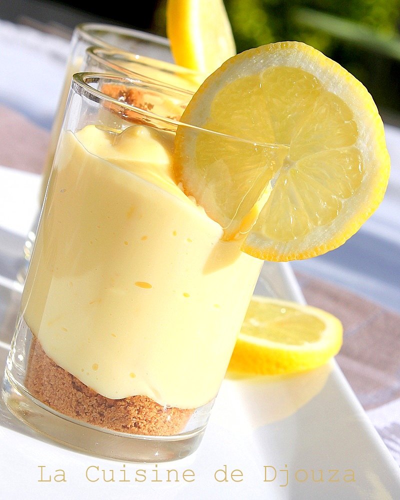 Verrine spéculoos crème citron