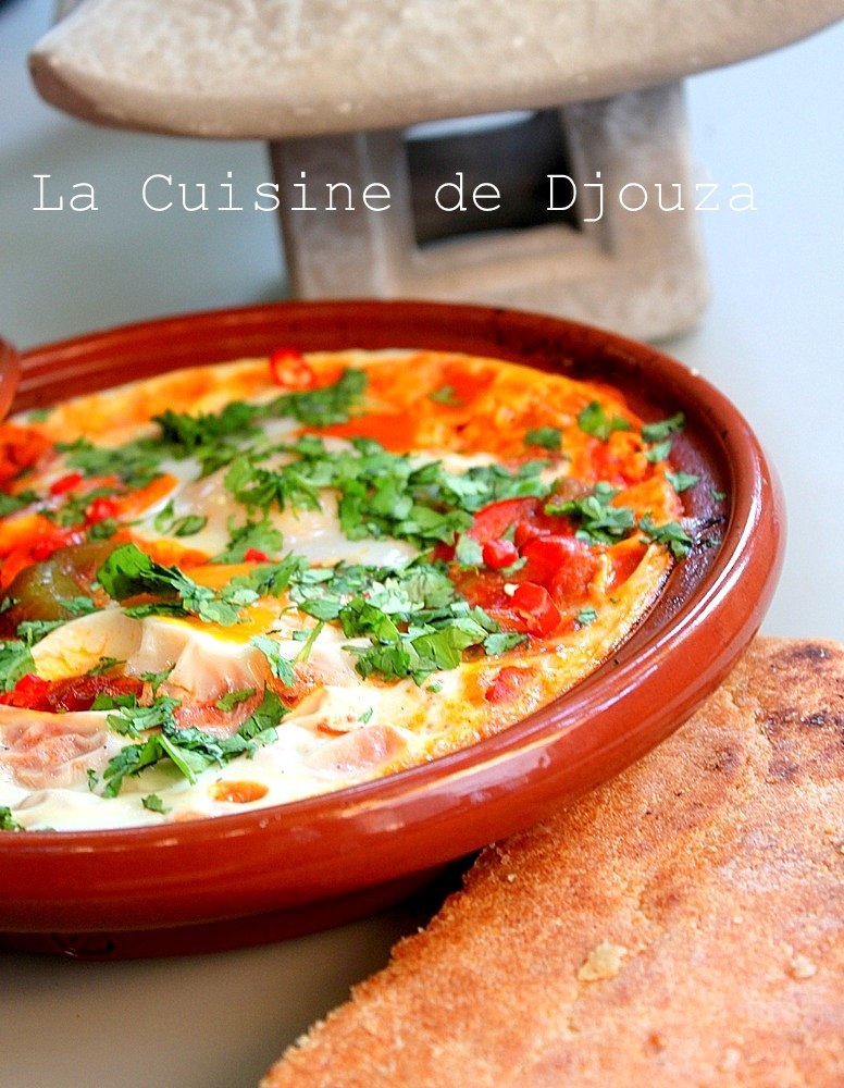 Chakchouka aux poivrons façon tajine