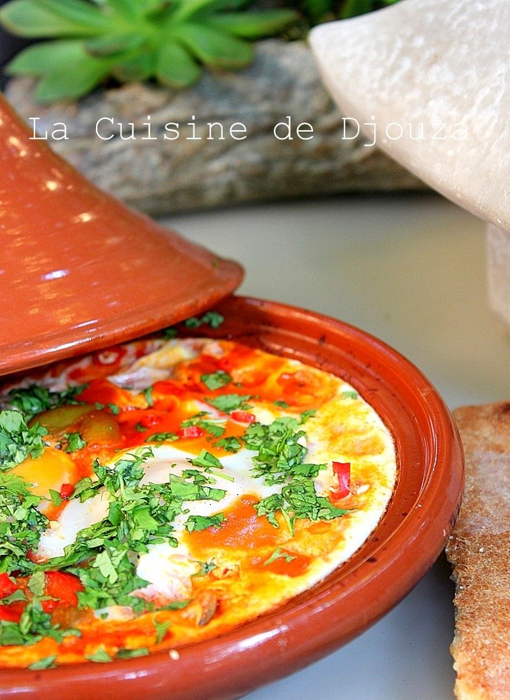 Chakchouka aux poivrons façon tajine