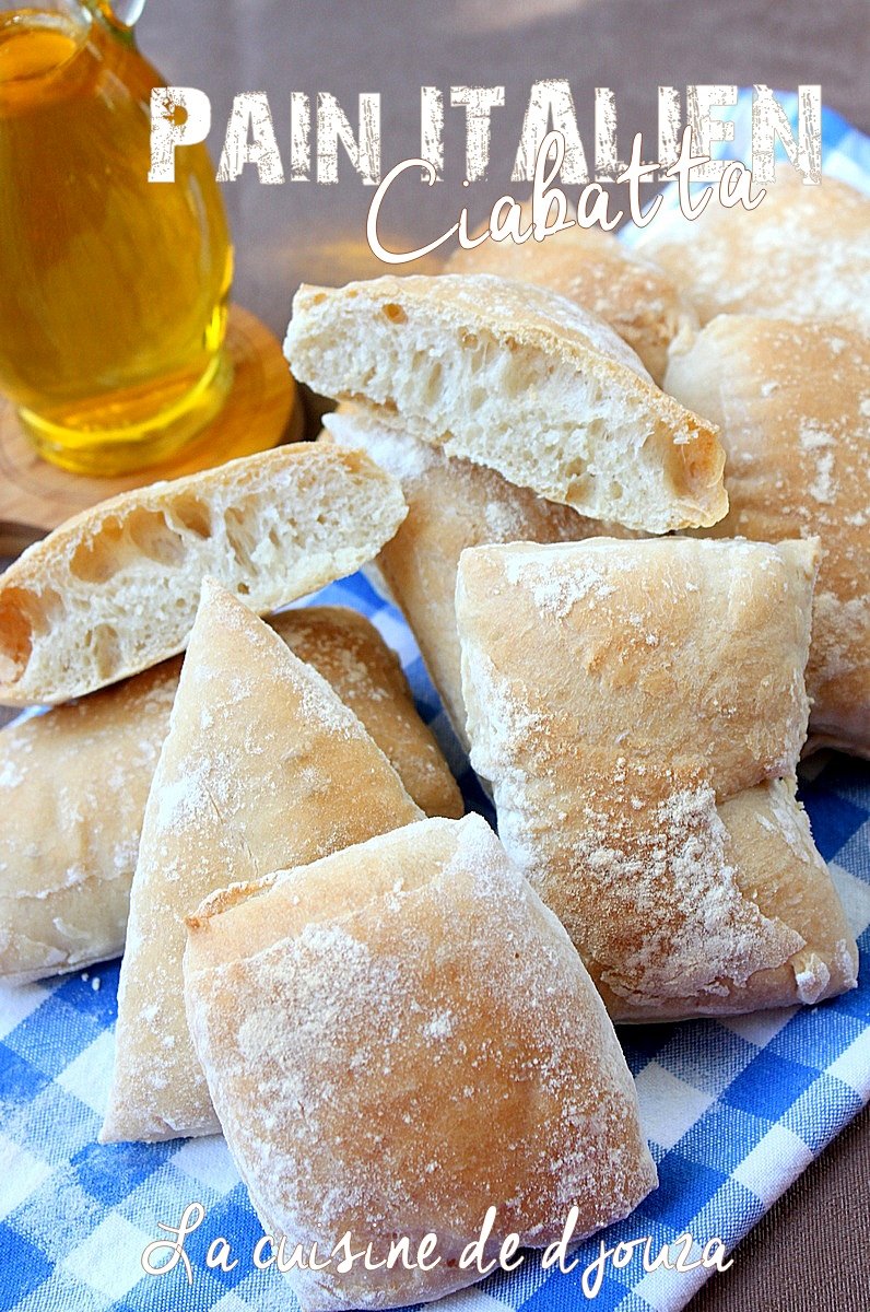 Pain ciabatta à l'huile d'olive