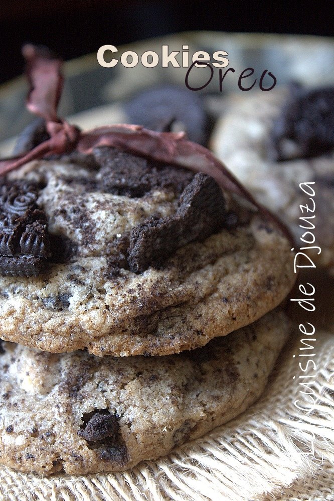 Recette de cookies oreo et daim caramel