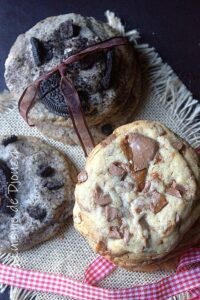 Recette de cookies rapides aux daim et biscuits oreo