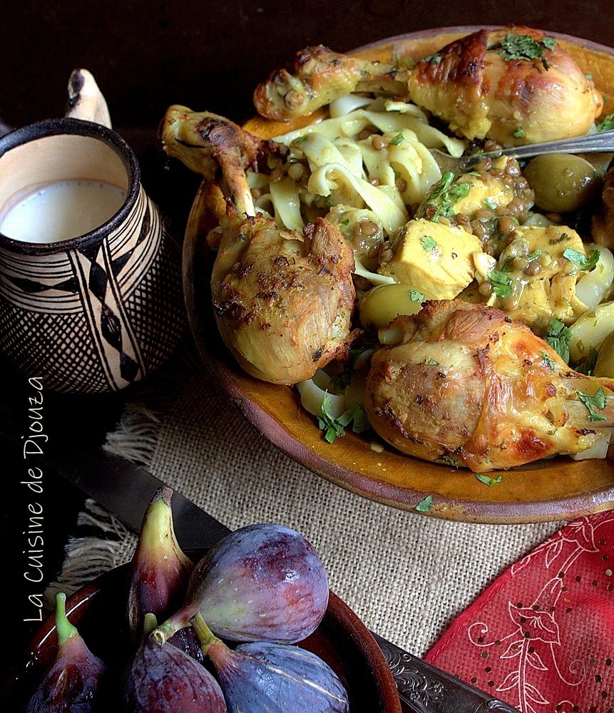 Sauce blanche aux lentilles pour poulet