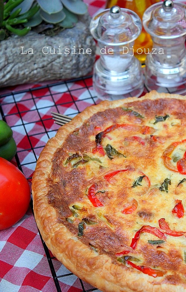 quiches poivrons tomates