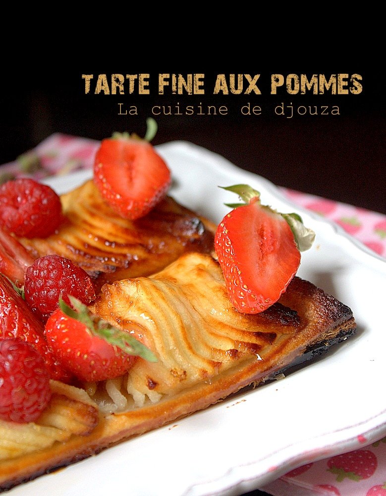 Tarte fine aux pommes