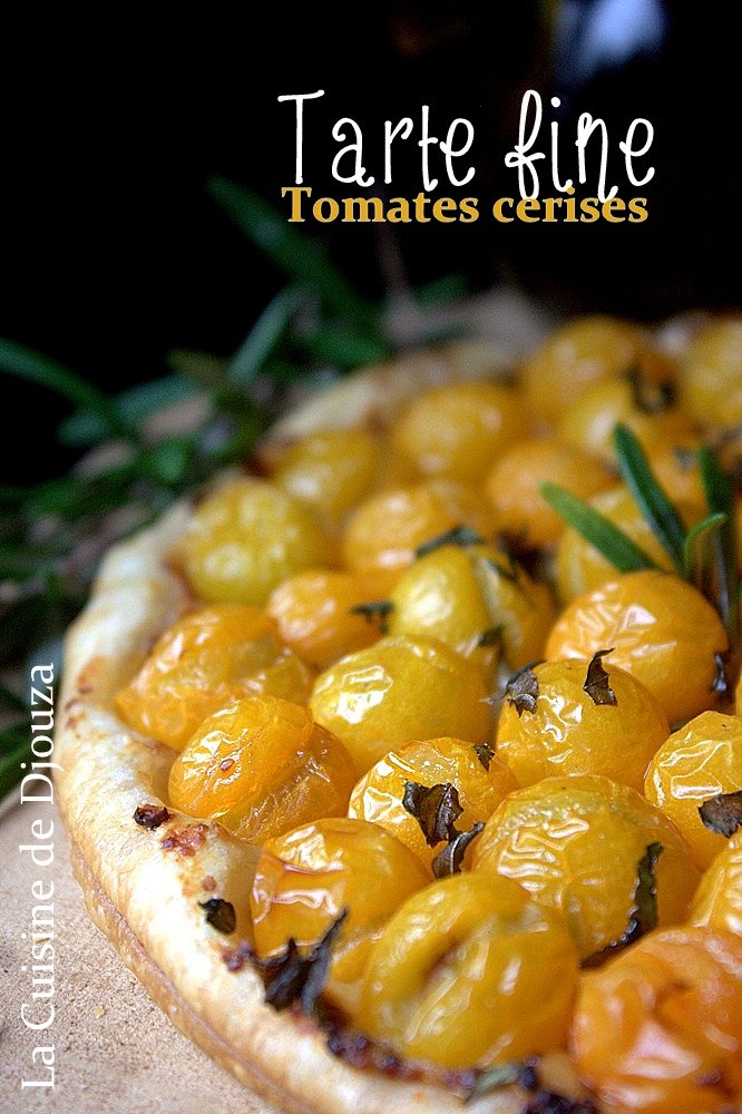 Tartes fine tomate moutarde à l'ancienne