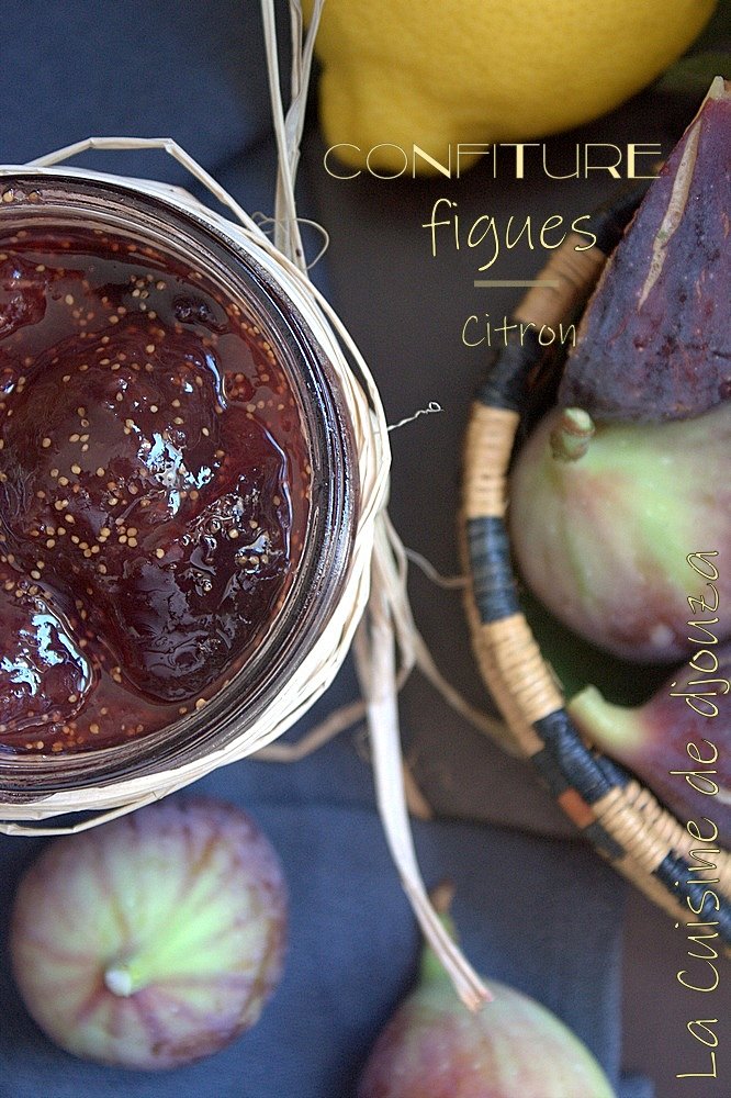 Confiture de figues et citron