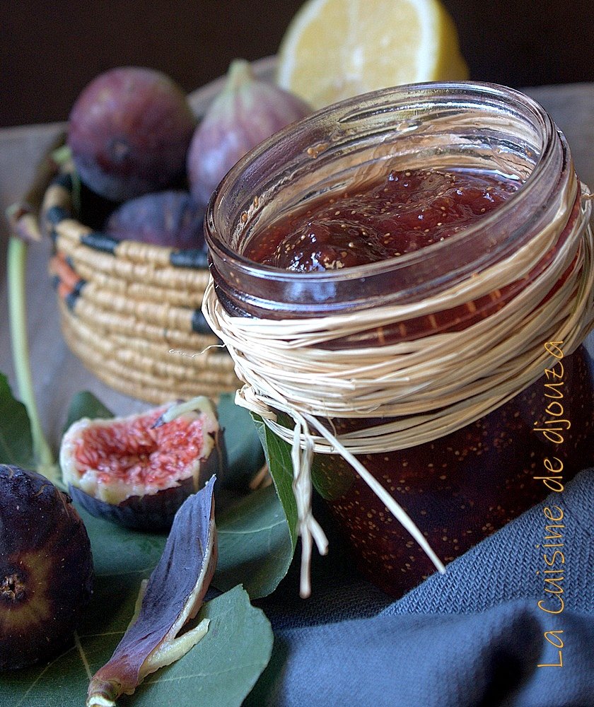 Confiture de figues fraîches au citron