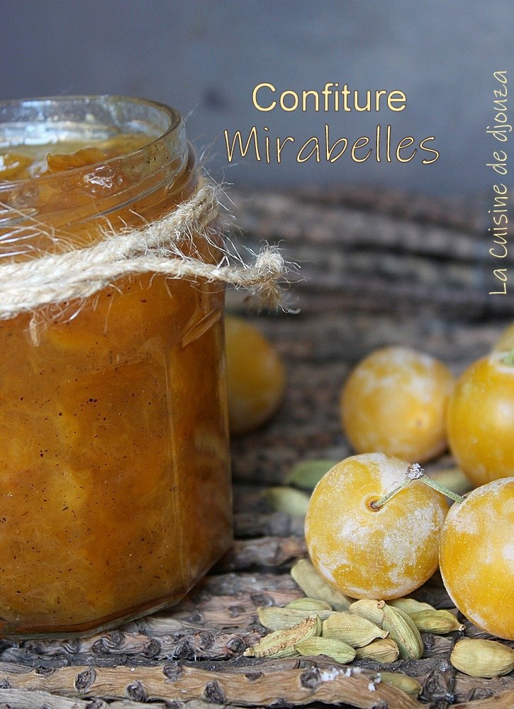 Confiture maison de mirabelles