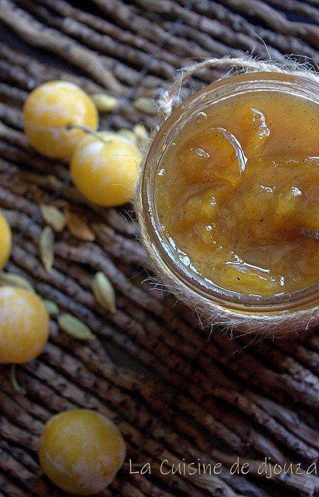 confiture de mirabelles vanille cardamome