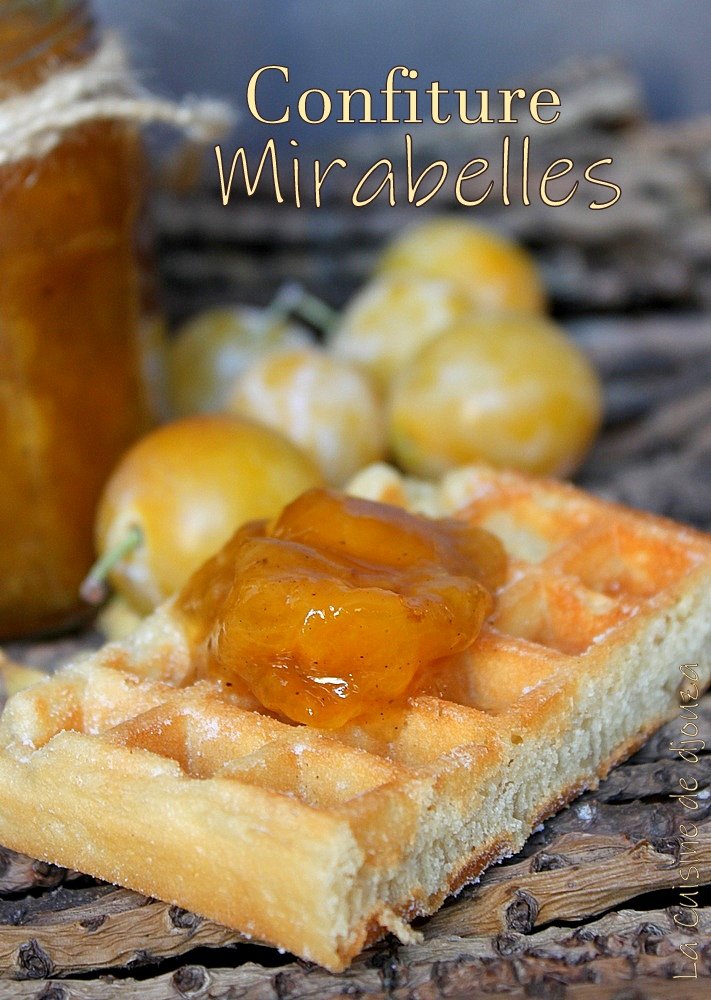 Confiture de mirabelles jaunes 