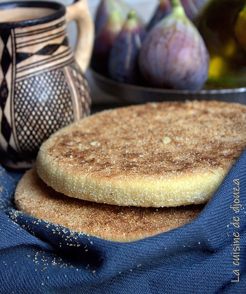 Galette kabyle berbere à l'huile d'olive