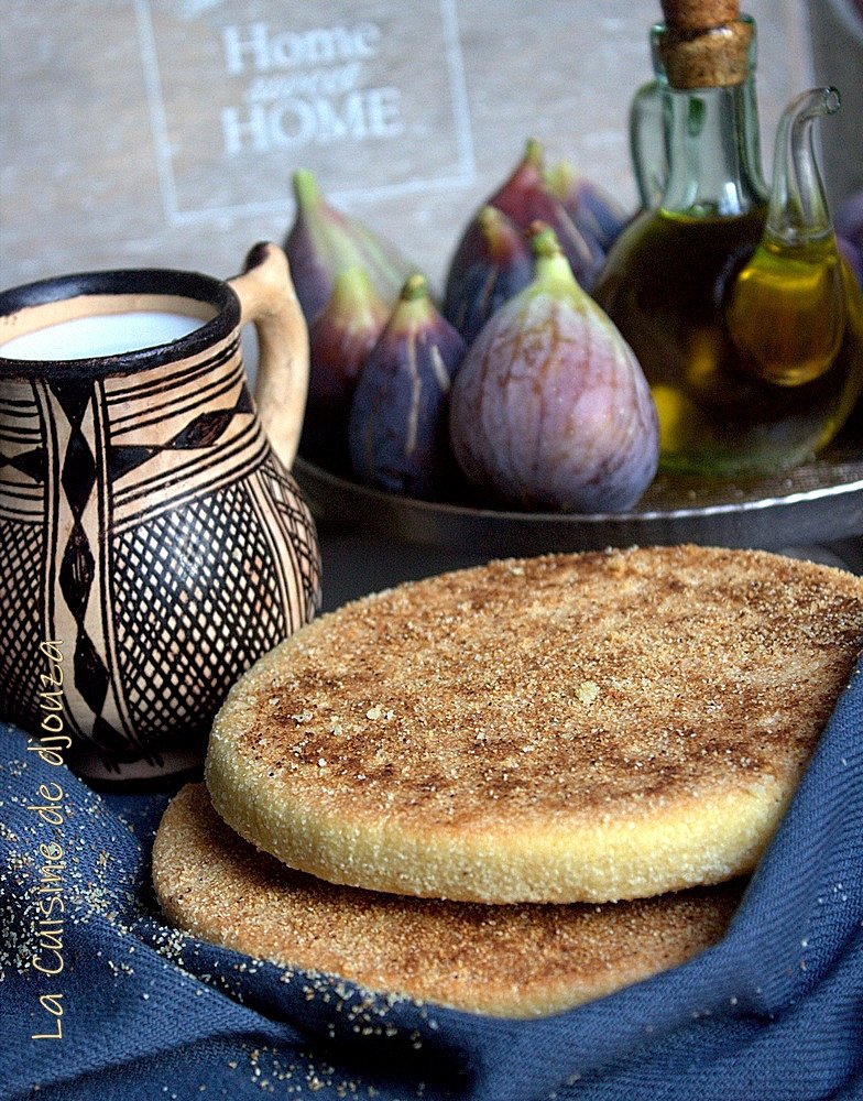 Galette Kabyle à l'huile d'Olive Semoule Moyenne