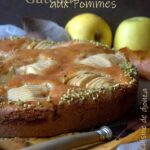 gateau moelleux aux demi pommes tranchées