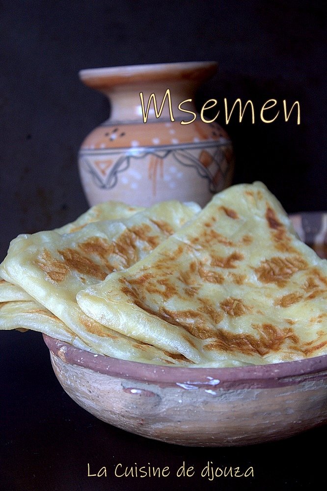 recette msemen triangle