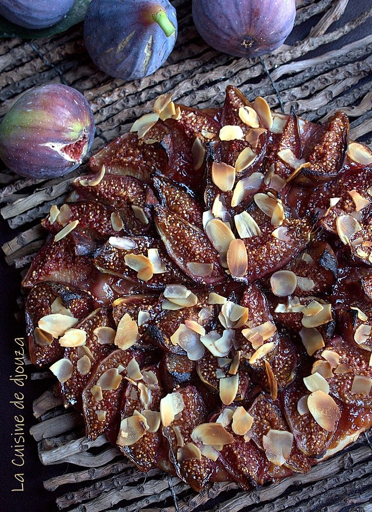 Tarte fine aux figues violettes pâte feuilletée