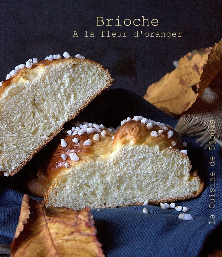 Brioche tressée à la fleur d'oranger