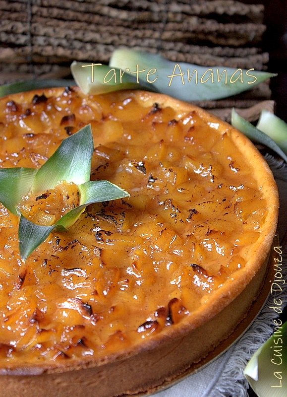 Tarte à l'ananas caramélisés