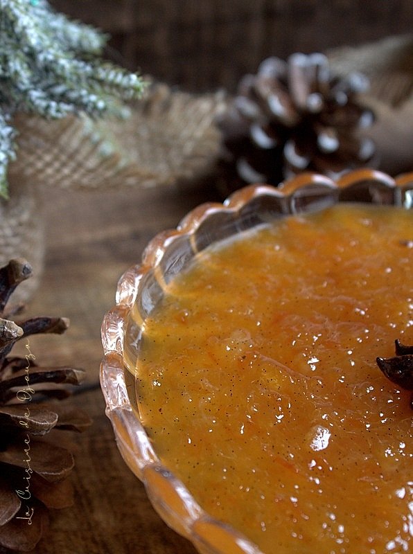 Confiture d'agrumes aux épices de Noël