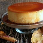 Crème caramel renversée