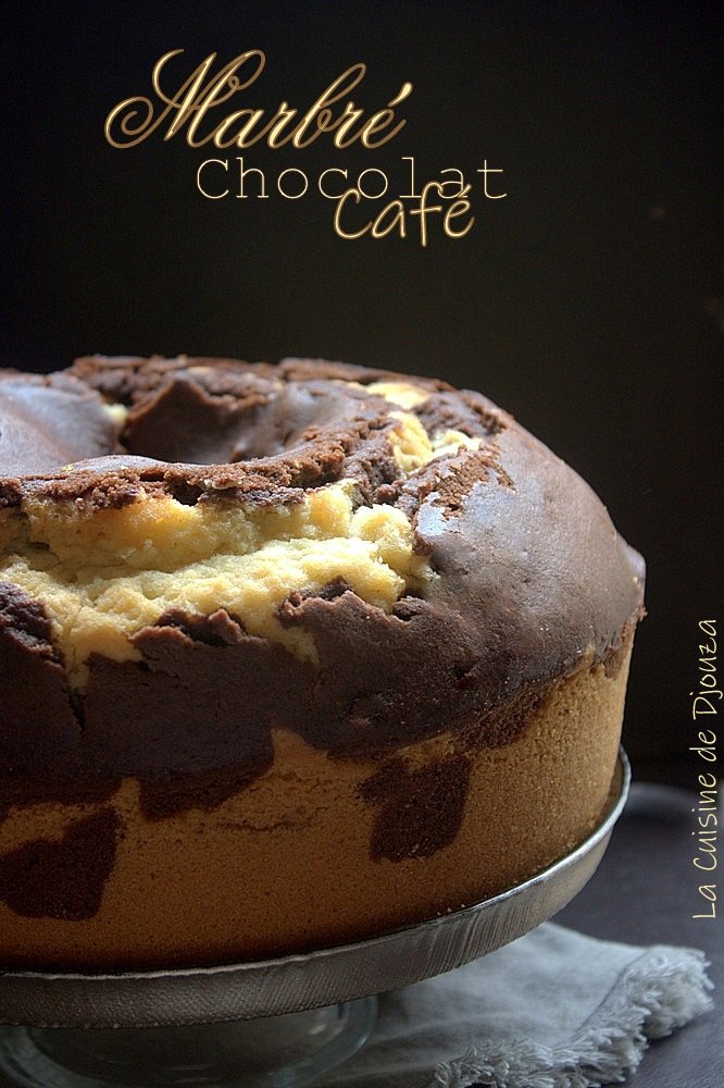 Recette gateau marbré chocolat café facile