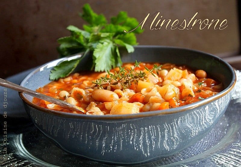 Minestrone soupe à l'italienne