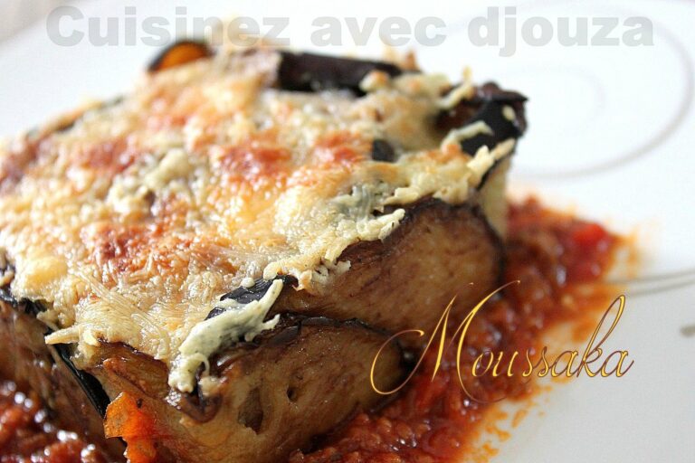 Recette moussaka d'aubergine