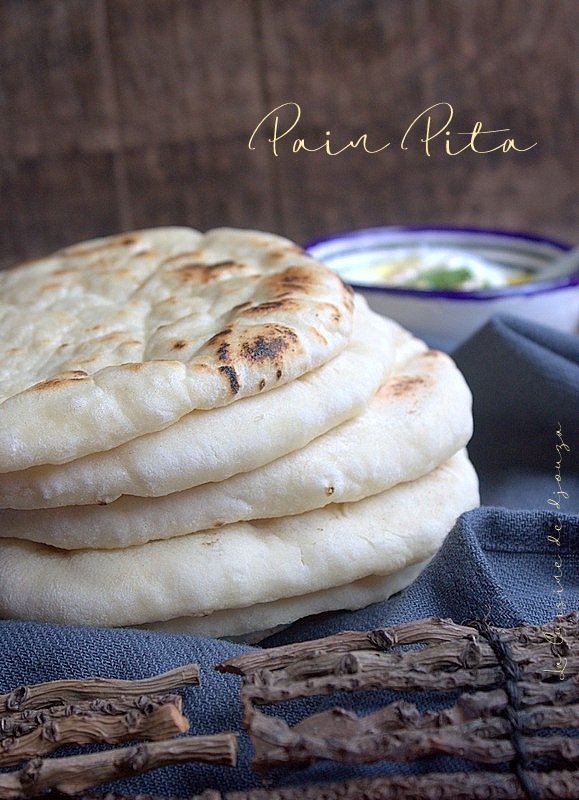 Pain pita cuite à la poêle très facile