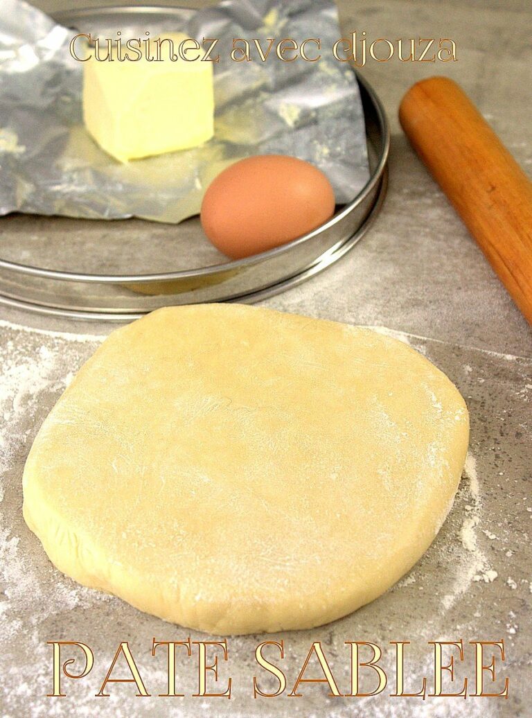 Recette pâte sablée maison