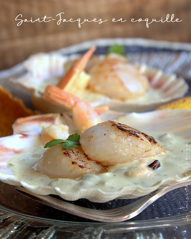 fruits de mer en coquilles