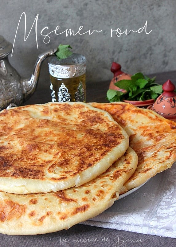 Pâte à msemen facile pour galette multi feuilletée