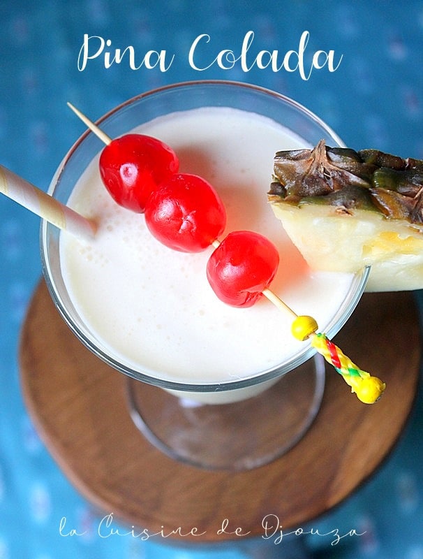 Pina Colada sans alcool, cocktail à l'ananas sans rhum blanc