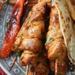 Brochettes de poulet aux épices indiennes