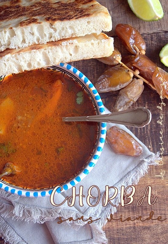 Recette chorba sans viande au frik