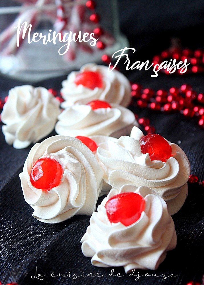 Petites Meringues françaises (sans sucre cuit)