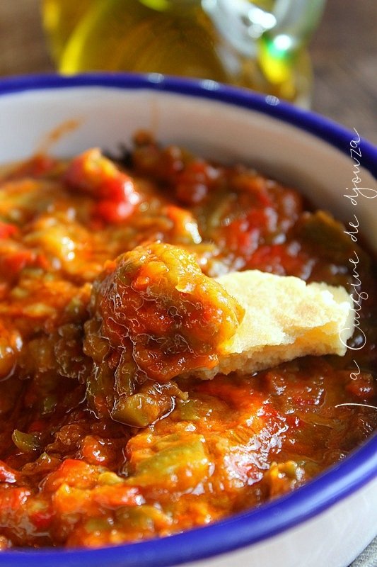 salade de poivron tomate