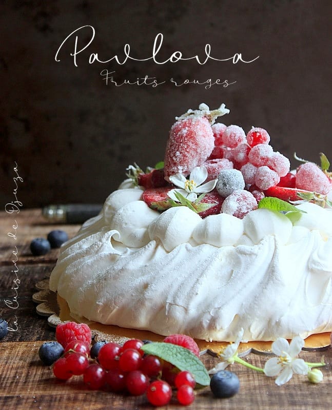 Recette de la Pavlova aux fruits rouges