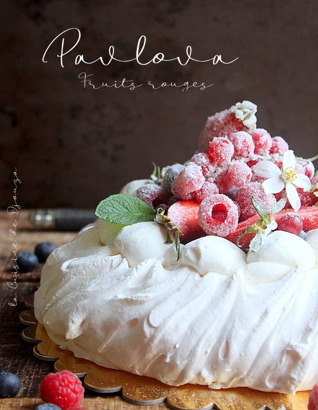 Pavlova aux fruits rouges