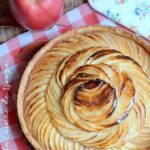 Tarte aux pommes en rosace du CAP patisserie