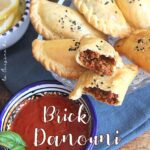 Brick tunisennei au four, recette tunisienne