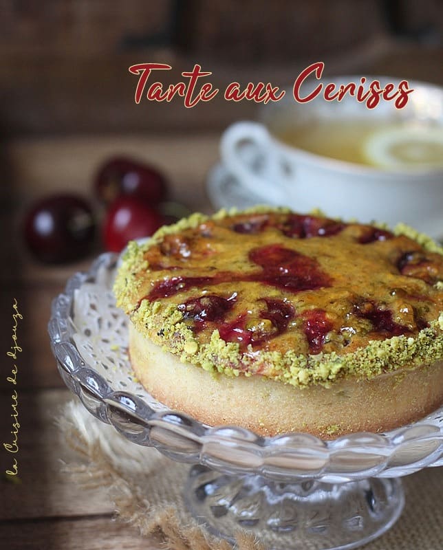 Tartelette aux cerises bigarreaux