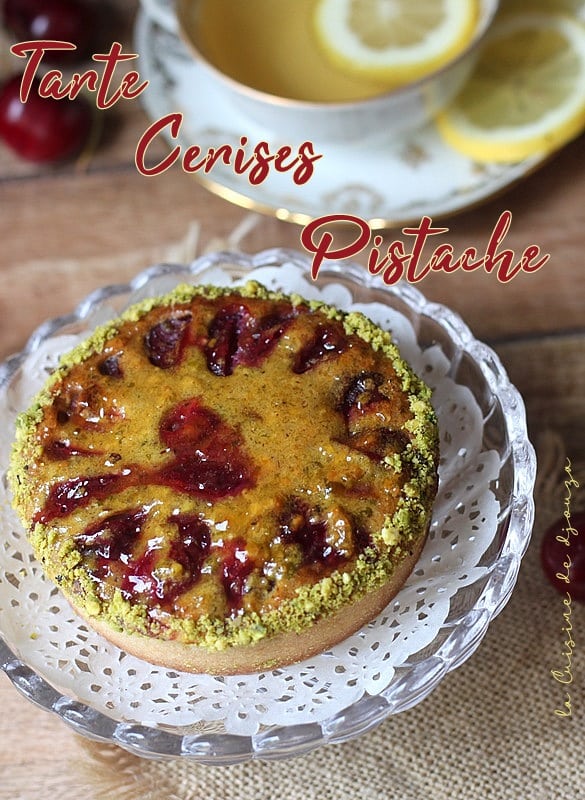 Tartelette aux cerises bigarreaux